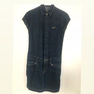 Denim one piece dress